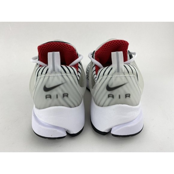 Nike Air Presto White Black Red Men's Sneakers Shoes Nike Logo Zebra CT3550-101 - Picture 6 of 12